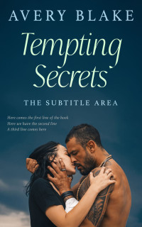 2D view of Premade Erotica Book Cover - Nile Blue