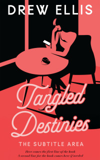 2D view of Premade Mystery & Thriller & Suspense Book Cover - Burnt Sienna