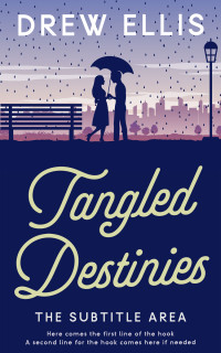 2D view of Premade Romance Book Cover - Pink Swan