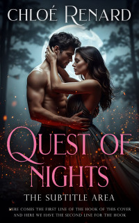 2D view of Premade Romance Book Cover - Thunder