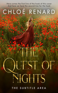 2D view of Premade Romance Book Cover - Bronze