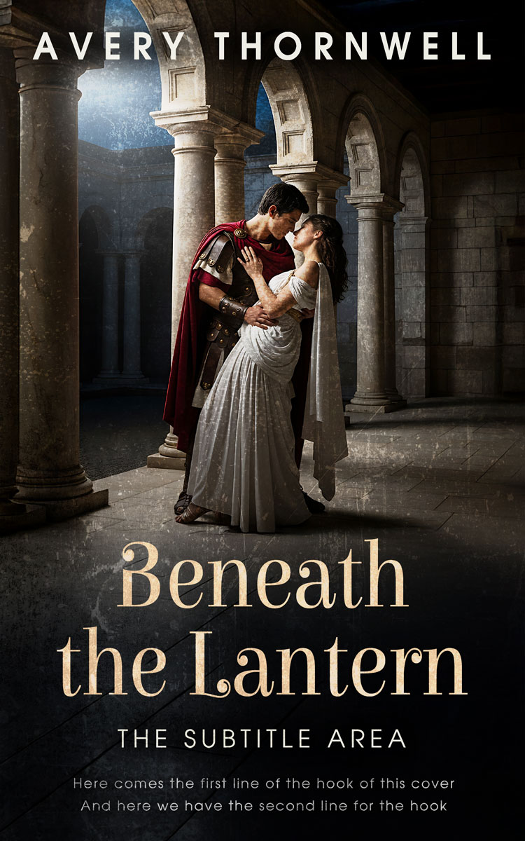 2D view of Premade Romance Book Cover - Zeus