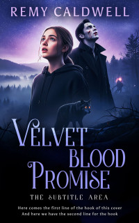 2D view of Premade Paranormal & Urban Book Cover - Cold Purple