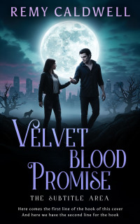 2D view of Premade Paranormal & Urban Book Cover - Periwinkle Gray