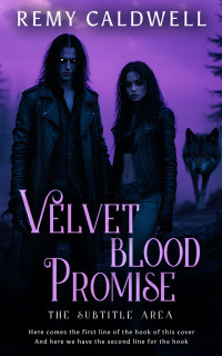 2D view of Premade Mystery & Thriller & Suspense Book Cover - Amethyst