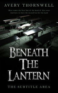 2D view of Premade Mystery & Thriller & Suspense Book Cover - Log Cabin