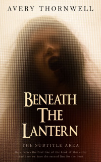 2D view of Premade Mystery & Thriller & Suspense Book Cover - Coffee Bean