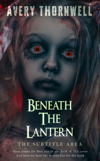 2D view of Premade Horror Book Cover - Shark