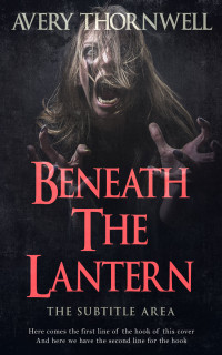 2D view of Premade Horror Book Cover - Shark