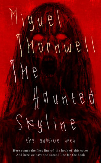 2D view of Premade Horror Book Cover - Thunderbird