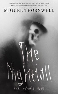 2D view of Premade Horror Book Cover - Silver