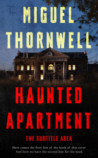 2D view of Premade Horror Book Cover - Burnt Sienna