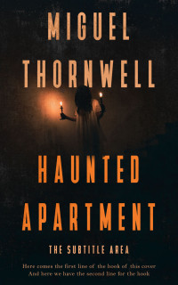 2D view of Premade Horror Book Cover - Red Damask