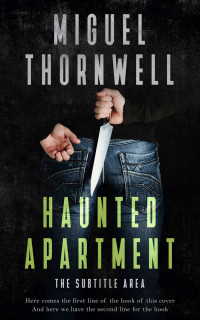 2D view of Premade Mystery & Thriller & Suspense Book Cover - Black