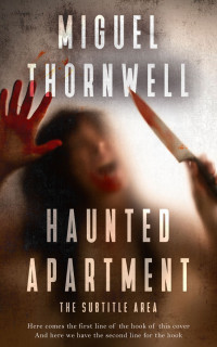 2D view of Premade Horror Book Cover - Saddle