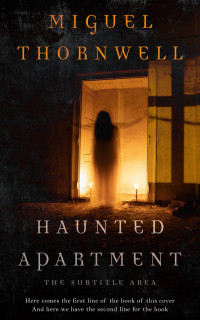 2D view of Premade Horror Book Cover - Copper