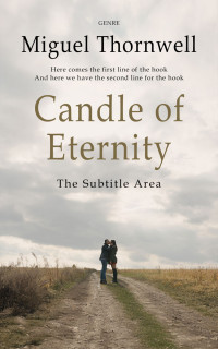 2D view of Premade Romance Book Cover - Timberwolf