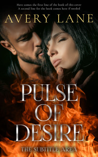 2D view of Premade Romance Book Cover - Raw Sienna