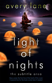 2D view of Premade Fantasy Book Cover - Antique Brass