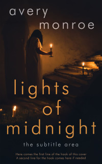 2D view of Premade Mystery & Thriller & Suspense Book Cover - Thunder