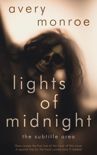 2D view of Premade Horror Book Cover - Stark White