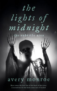 2D view of Premade Horror Book Cover - Shark