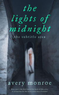 2D view of Premade Horror Book Cover - Ebony Clay