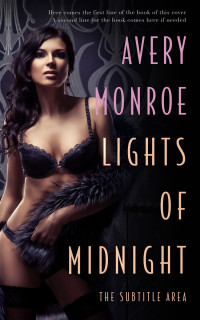 2D view of Premade Erotica Book Cover - Cinder