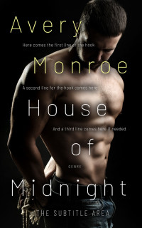 2D view of Premade Erotica Book Cover - Heathered Gray