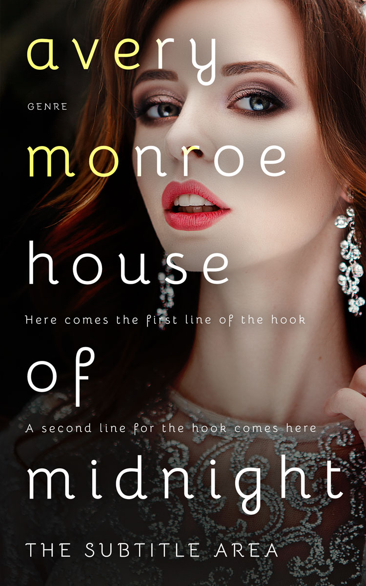 2D view of Premade Literary Fiction Book Cover - Quicksand