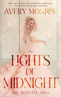 2D view of Premade Royal Romance Book Cover - Stark White