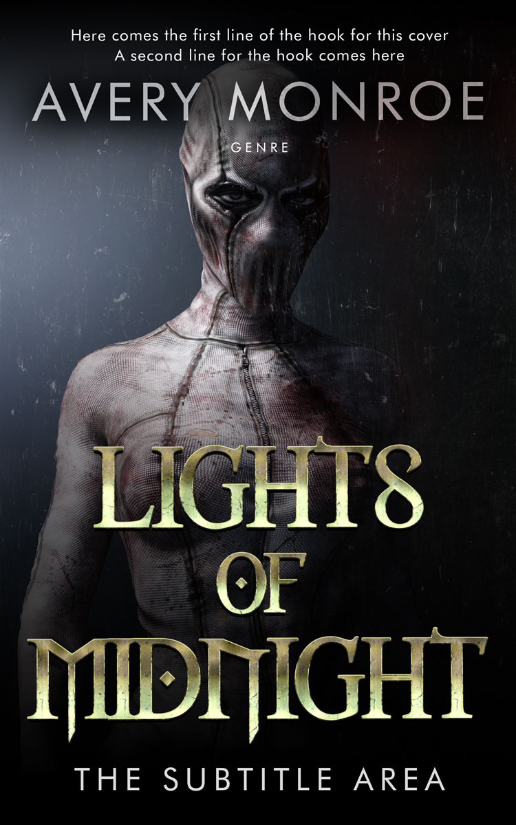 2D view of Premade Mystery & Thriller & Suspense Book Cover - Woodsmoke