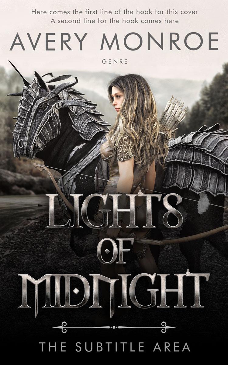 2D view of Premade Fantasy Book Cover - Westar