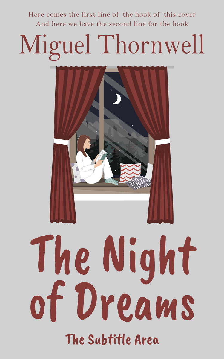 2D view of Premade Romance Book Cover - Alto