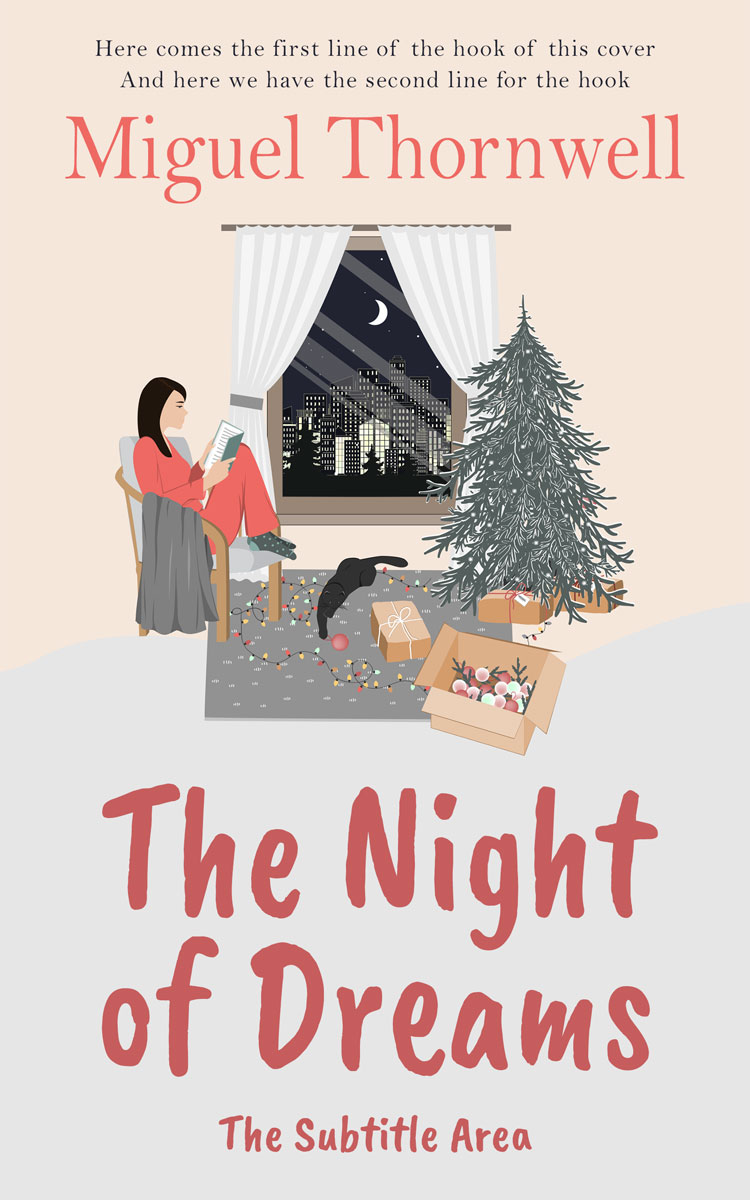 2D view of Premade Chick Lit Book Cover - Pearl Bush