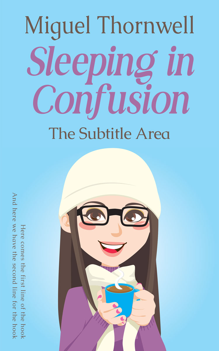2D view of Premade Chick Lit Book Cover - Jordy Blue #17664 | BookCoverZone