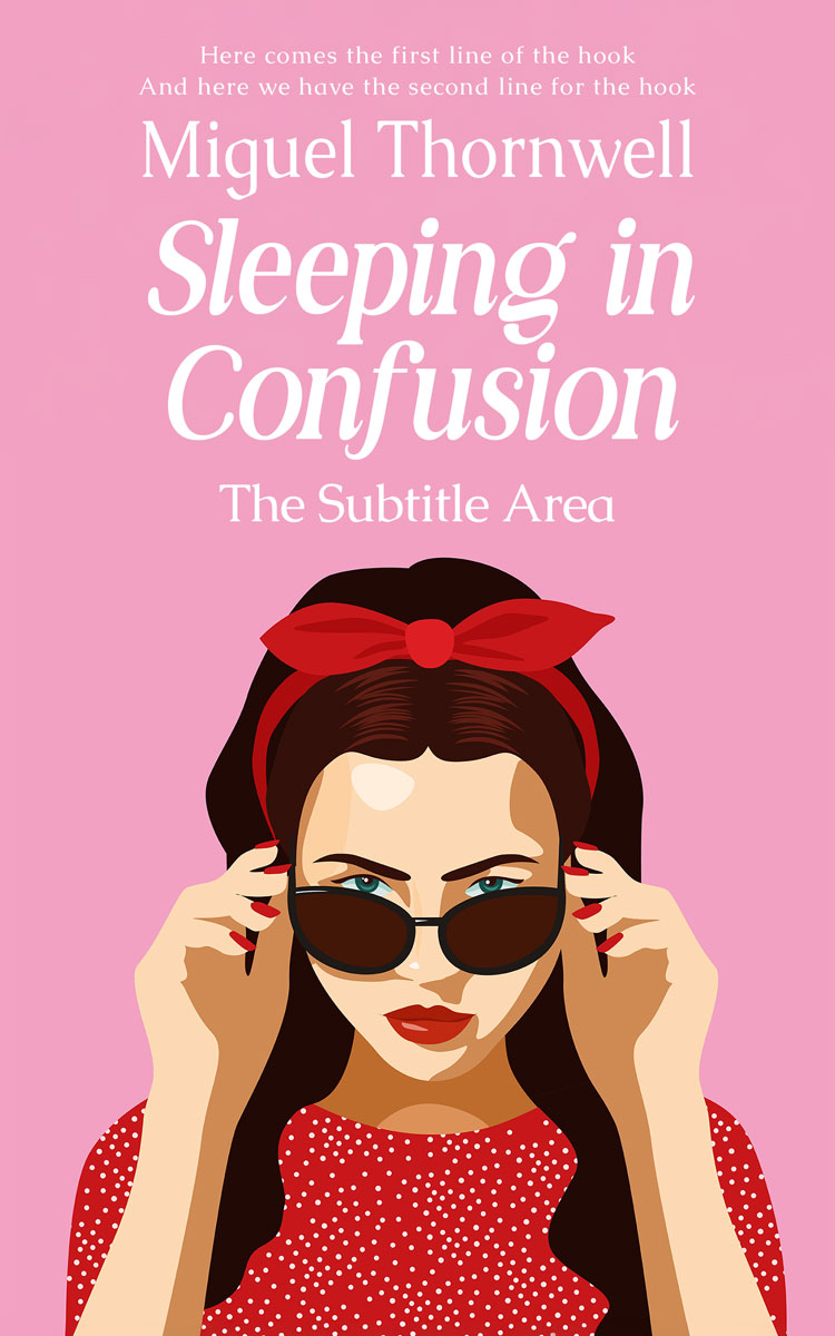2D view of Premade Chick Lit Book Cover - Illusion
