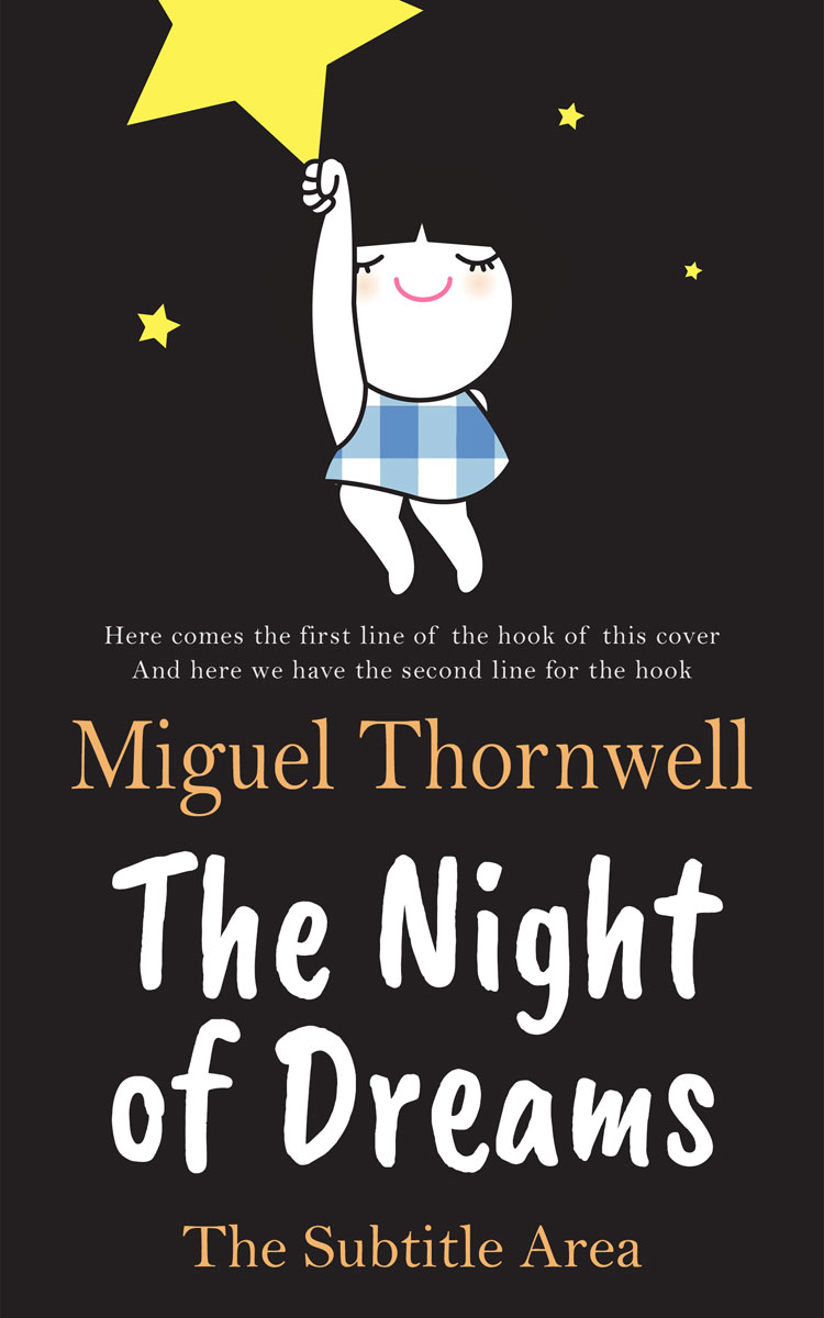 2D view of Premade Children's Book Cover - Thunder