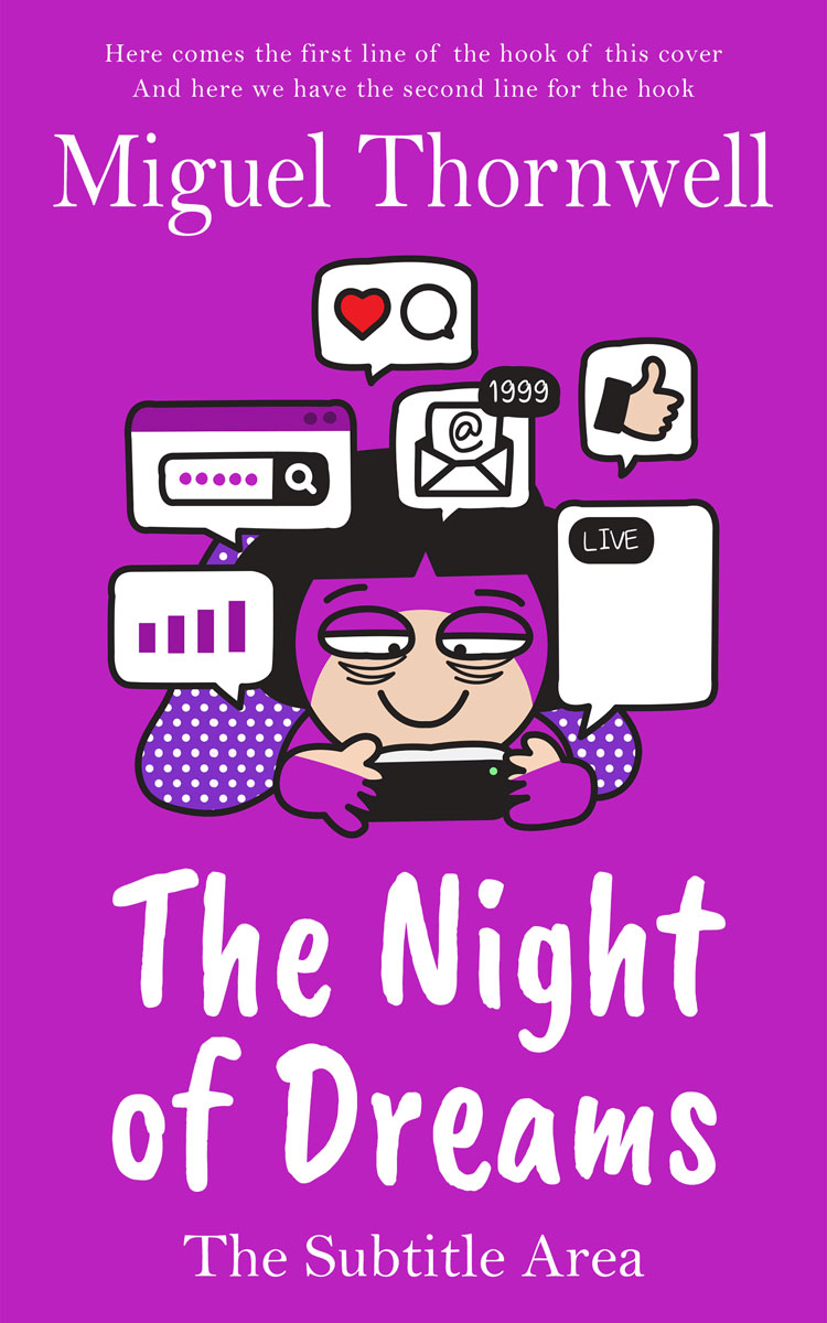 2D view of Premade Self-Improvement & Self-Help Book Cover - Seance