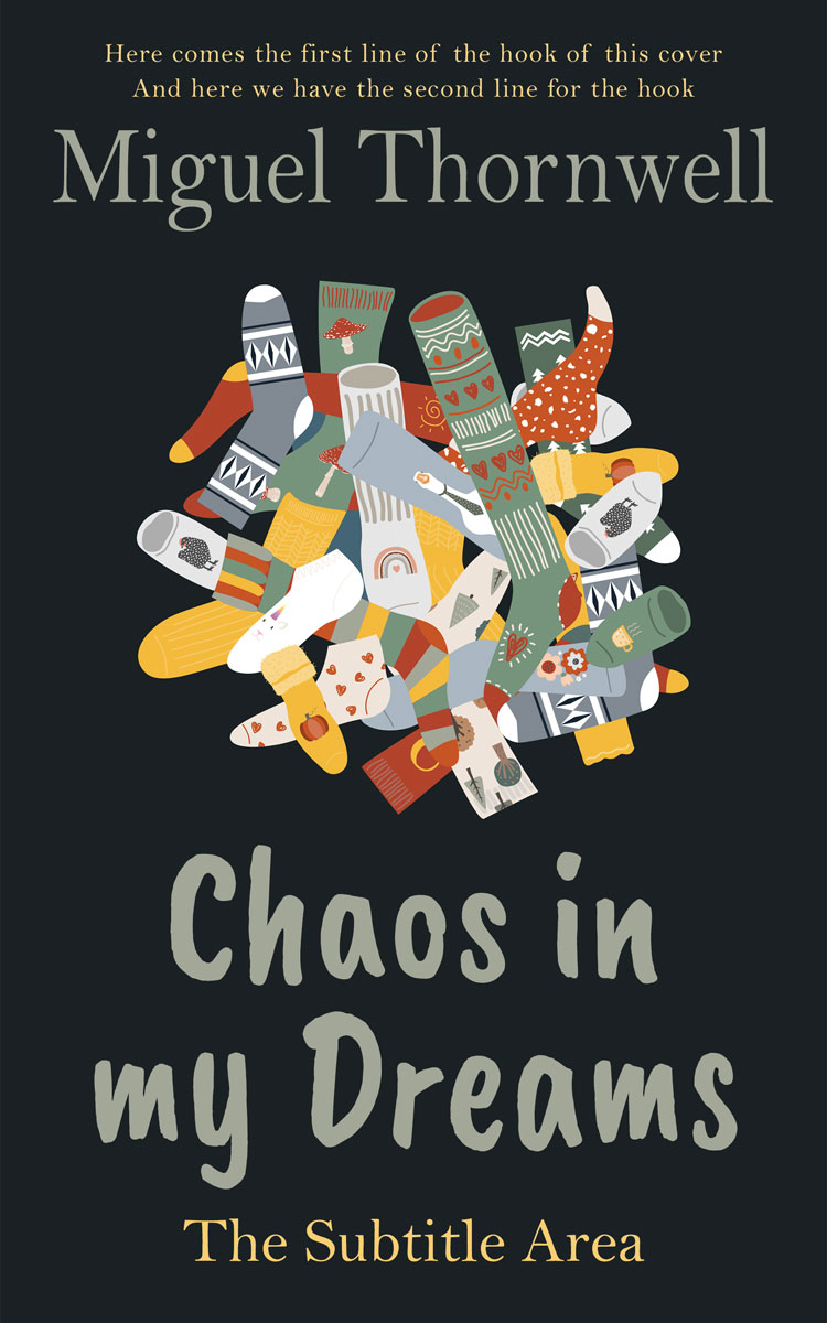 2D view of Premade Chick Lit Book Cover - Outer Space