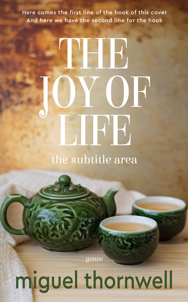 2D view of Premade Self-Improvement & Self-Help Book Cover - Sandal