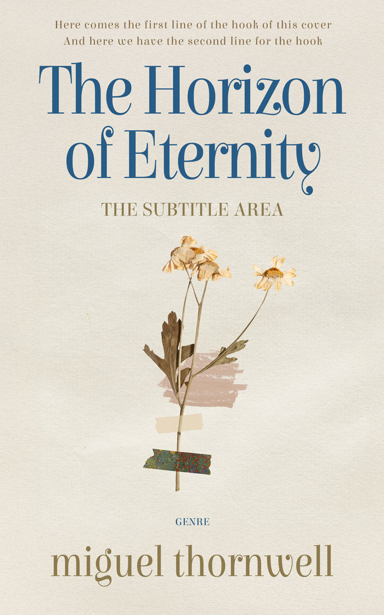 2D view of Premade Literary Fiction Book Cover - Pearl Bush