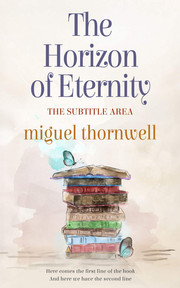 2D view of Premade Literary Fiction Book Cover - Pearl Bush