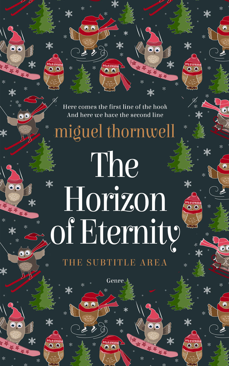 2D view of Premade Children's Book Cover - Outer Space