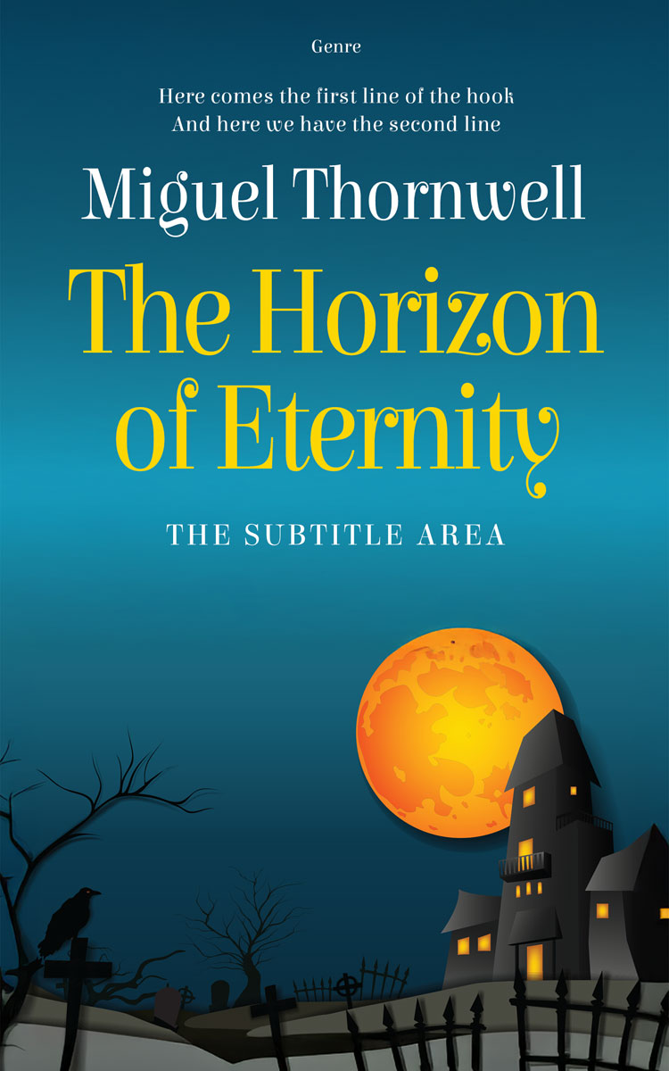 2D view of Premade Children's Book Cover - Chathams Blue