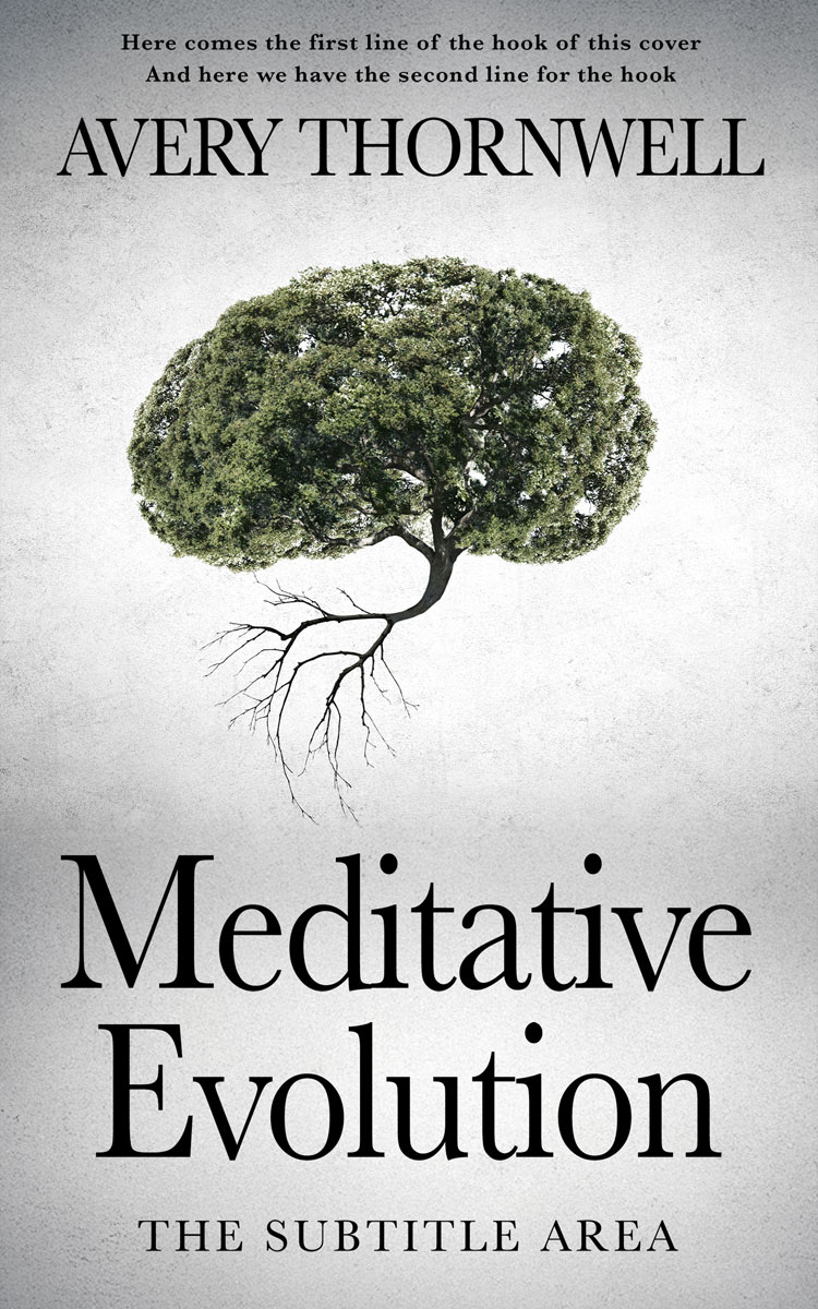 2D view of Custom & Premade Health & Mind & Body Book Cover - Quill Gray #17746 | BookCoverZone*