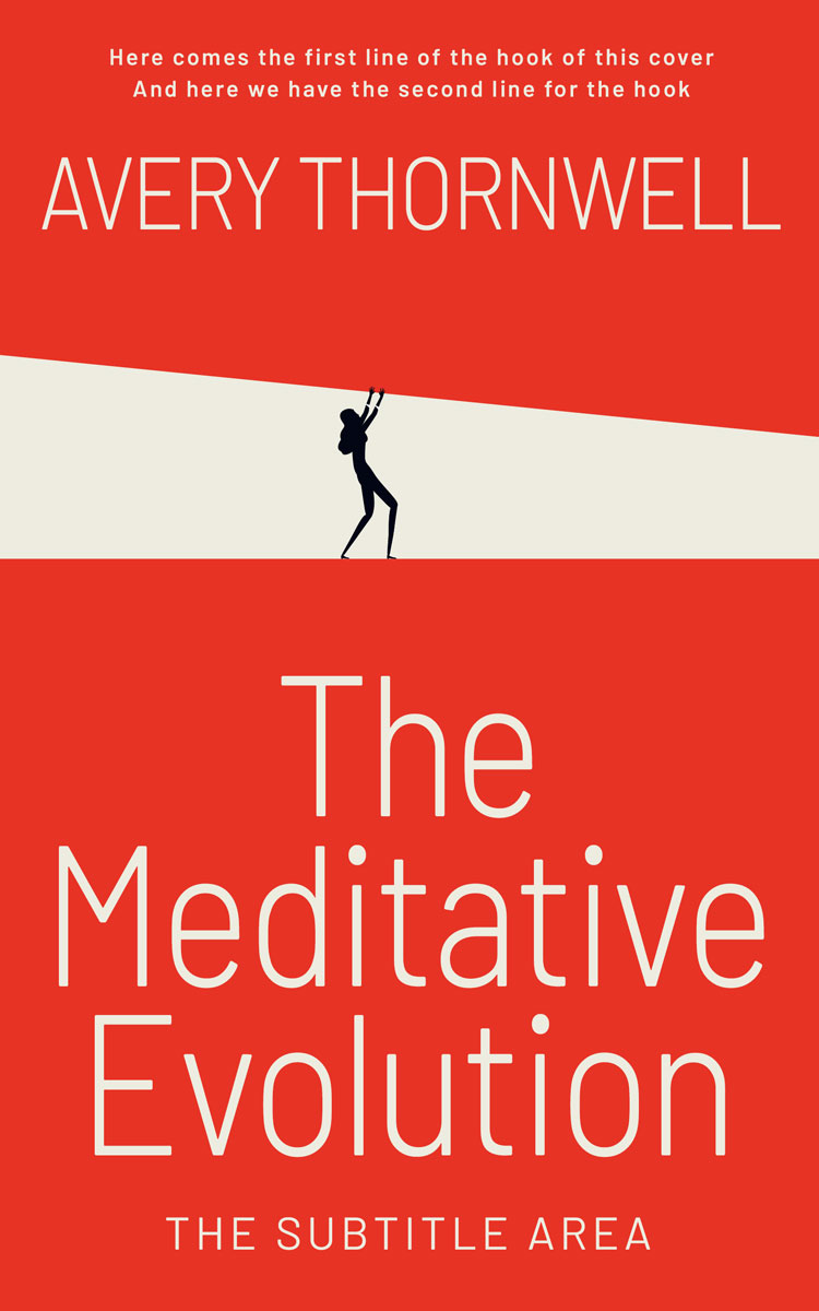 2D view of Custom & Premade Abstract Book Cover - Alizarin Crimson #17748 | BookCoverZone*