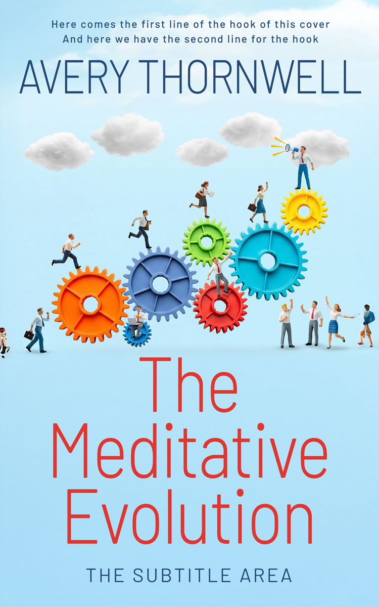 2D view of Custom & Premade  Book Cover - Tropical Blue #17756 | BookCoverZone*