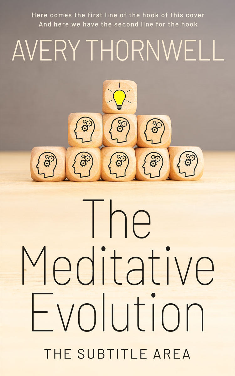 2D view of Custom & Premade Health & Mind & Body Book Cover - Almond #17757 | BookCoverZone*