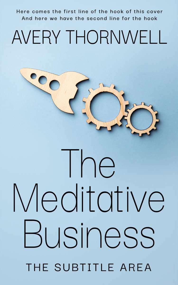 2D view of Custom & Premade  Book Cover - Periwinkle Gray #17758 | BookCoverZone*